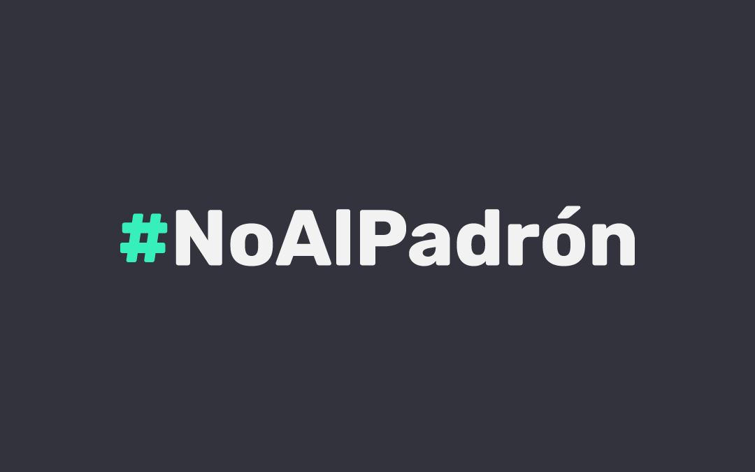 #NoAlPadrón presenta plataforma para interponer demandas de amparo contra el PANAUT